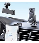 xuenair Car Dash Phone Mount,[180° Adjustable Arm] Z Fold 6 5 4 3 2 Car Mount for Dashboard Winds...