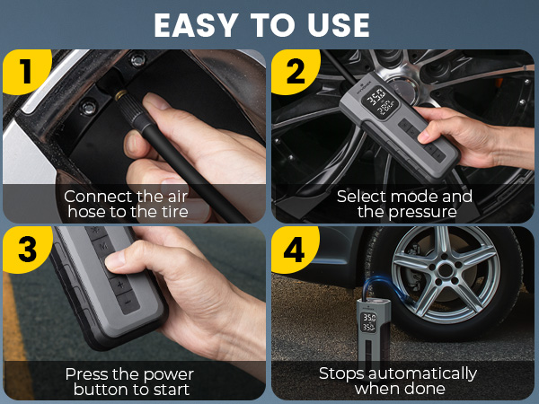 Tire Inflator Portable Air Compressor