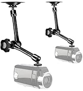 UYODM 2 Pack Articulating Magic Arm Wall Mount Holder Stand Compatible with CCTV POV Camcorders C...