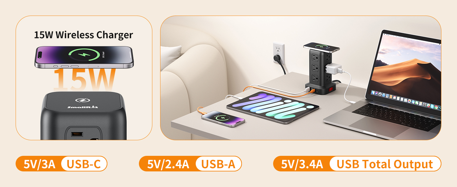 Wireless Charging Power Tower