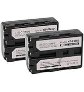 2Pcs NP-FM50 Battery,2500mAh Battery for Sony Cybershot DSC-F828 DSC-F707 DSC-F717 DSC-R1 DSC-S30...