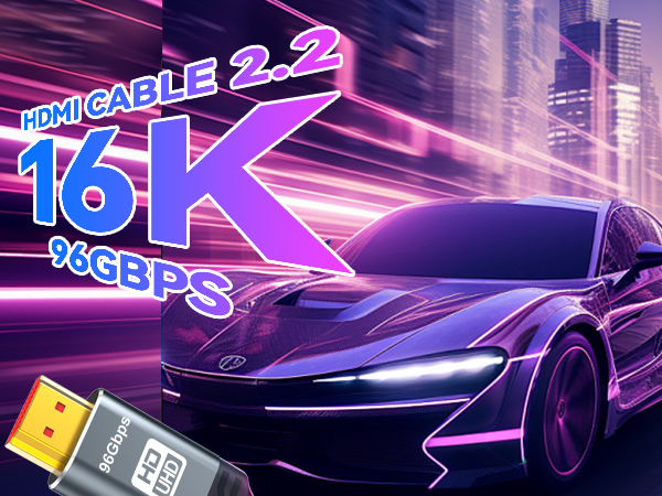 HDMI 2.2 cable 3ft 6ft 10ft 3 6 10 ft feet foot hdmi cables 2.2