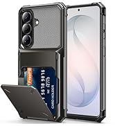 AFGHOA for Samsung S26 Wallet Case,5 Credit Card Holder for Galaxy S26,Flip Cover Hidden Compartm...