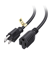 Epicord 16/3 Heavy Duty Outdoor Extension Cord – 3 Outlets, SJTW, Multiple Lengths (6/10/15/25FT)
