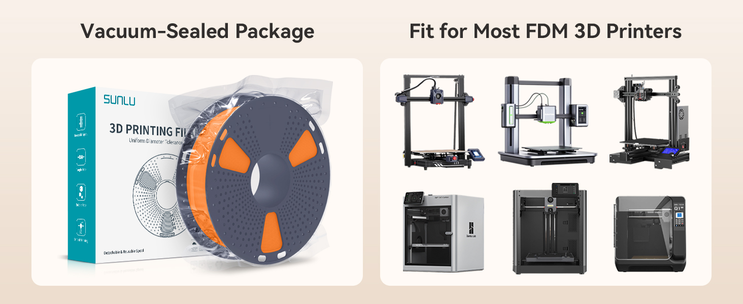 PLA filament 1.75mm, pla 1000g, sunlu pla