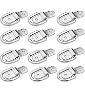 D-Ring Tie Downs Anchor1/4” Heavy Duty Surface Floor Mount Lashing Rings 2400 lbs Cargo Trailers ...