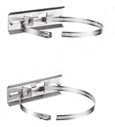 QILIPSU Pole Mounting Kits, 304 Stainless 175x48mm Brackets with Adjustable 50-200mm Clamp for Ou...