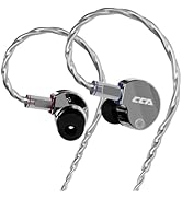 CCA Phoenix in-Ear Monitor Headphones, Dual-Magnet Dynamic Driver IEM with HiFi Clear Sound &amp; Dee...