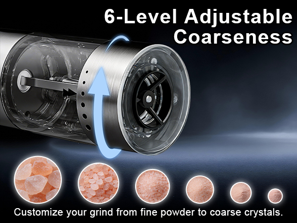 electric salt and pepper grinder set rechargeable salt and pepper shakers salt and pepper mill set