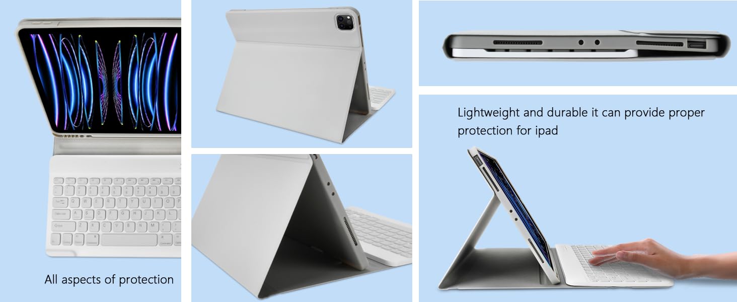  Keyboard Case for iPad Pro 12.9 inch (5th, 6th Generation) &amp; New Air 13 inch M2