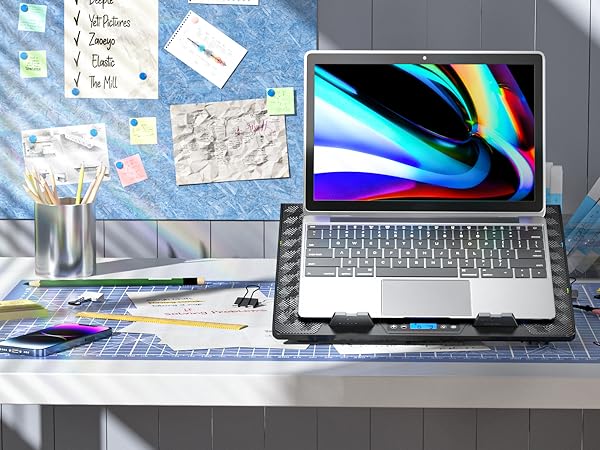 aicheson aa2 laptop cooling pad 15.6 inch