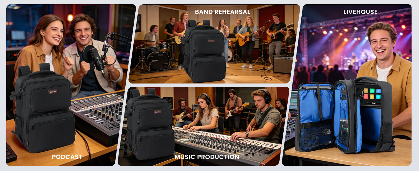 Audio Mixer Travel Case Bag