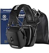 PROHEAR 056 30dB Highest NRR Electronic Shooting Ear Protection Muffs, Sound Amplification 4 Time...