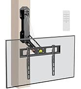 FORGING MOUNT Motorized Fireplace TV Wall Mount with Remote, Electric Full Motion TV Mount for 32...