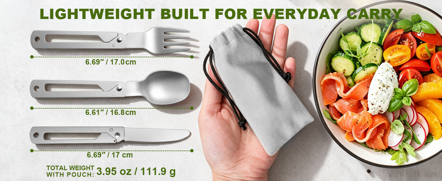 DRACHENADER eco-friendly reusable cutlery set directly replaces single-use plastics.