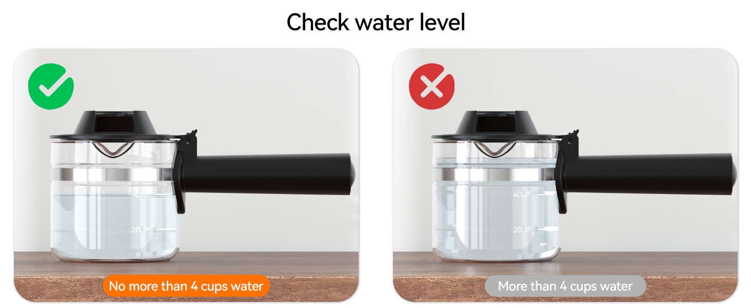 3.5 Bar Check water level