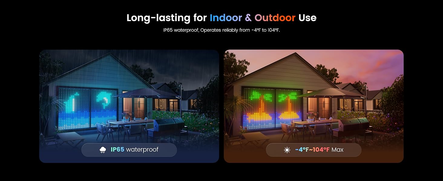 Smart Curtain Light for Christmas/Halloween/New Year