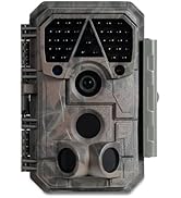 Meidase P70 (Non-Cellular,Non-WiFi) Trail Camera, 64MP 1296p, Game Cameras with No-Glow IR Night ...