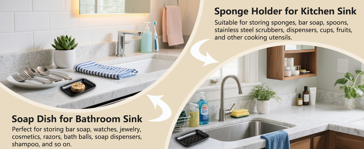 kitchen soap tray