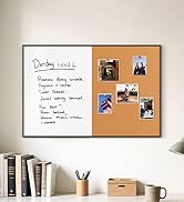 Cork Board White Board Combo 24 x 18 Bulletin Board Magnetic Dry Erase Board
