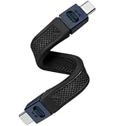 Duttek 80Gbps Short USB C Cable 5inch [ 240W PD,16K/8K@60Hz Video, 120Gbps Bandwidth Boost] Thund...