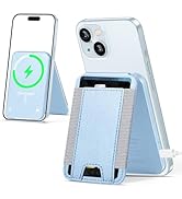 For Magsafe Wallet Stand, 15W Wired Magnetic Charging Stand for iPhone 15/14/13/12 Series, Vegan ...