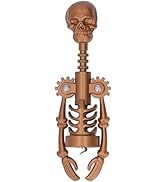 Bottle Opener Cork Screw Wine Bottle Opener, Skull Head Design Wing Corkscrew Premium Wine Opener...