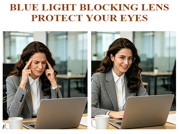 blue light blocking reading glasses for women