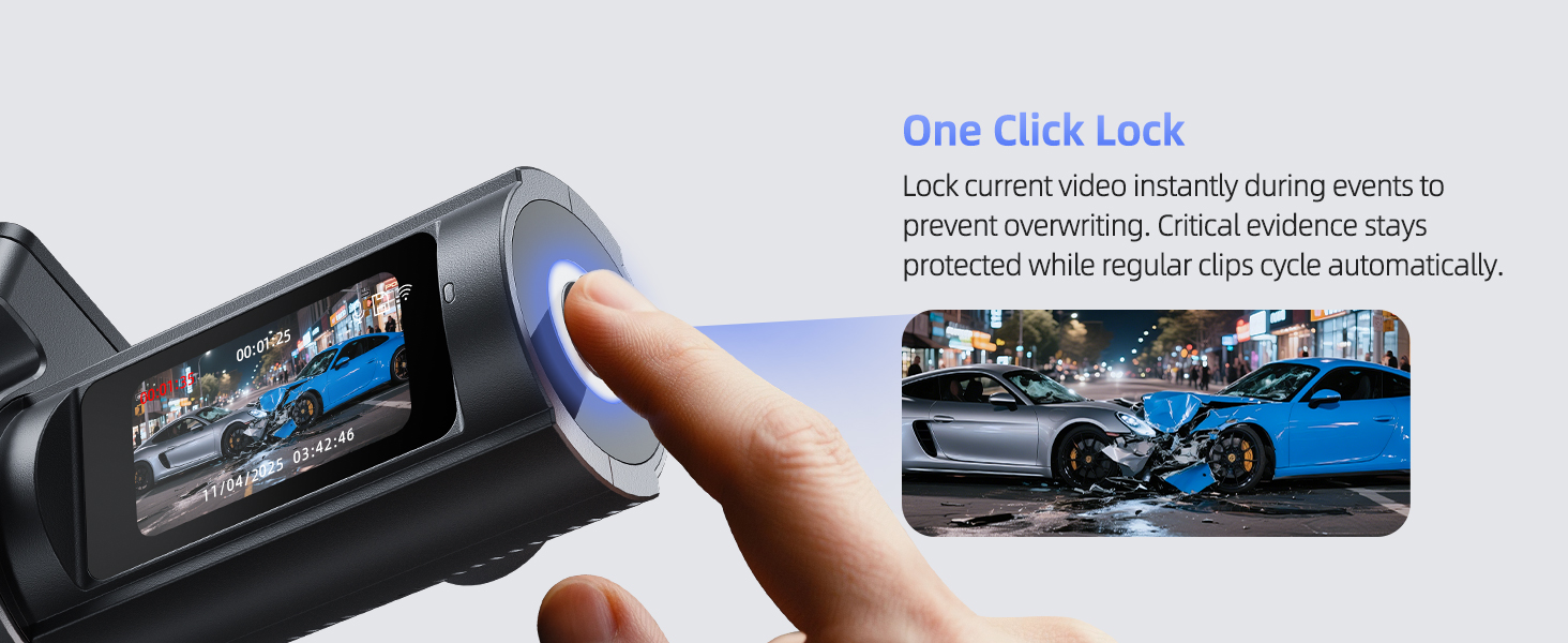 front and rear dash camera