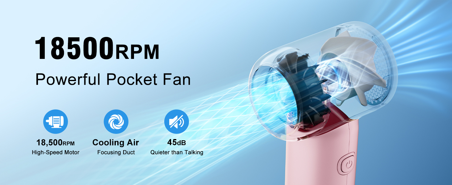 handheld fan hand personal held portable mini rechargeable small tuibo
