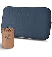 UWILLION Large Camping Pillow with Removable Cover - Ultralight Inflatable Pillow for Camping Lig...