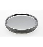 AMTAST Aluminum Sample Pan 90mm Disposable Weighing Pans Dishes for Laboratory Moisture Balances,...