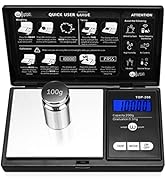 Gram Scale, Mini Scale Digital Pocket Scale,200g x 0.01g,Digital Grams Scale, Food Scale, Jewelry...