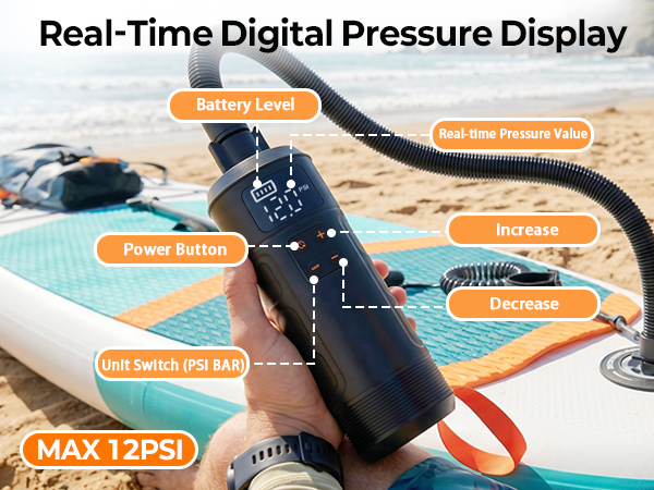 paddle board electric pump