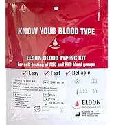 Original Home Blood Typing Kit - New Package + Improved Lancet (4 kits)
