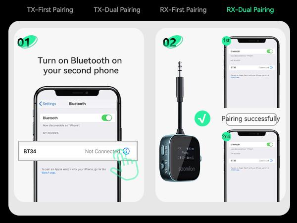 airplane bluetooth adapter for headphones