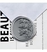 Pilloze 50Pcs Silvery Olive Branch Wax Seal Stickers, 3D Self-Adhesive Silvery Wax Seal Stickers ...