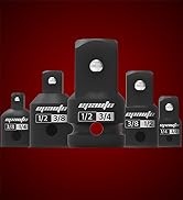 EPAuto 5 Pieces - Impact Socket Adapter and Reducer Set, Cr-V