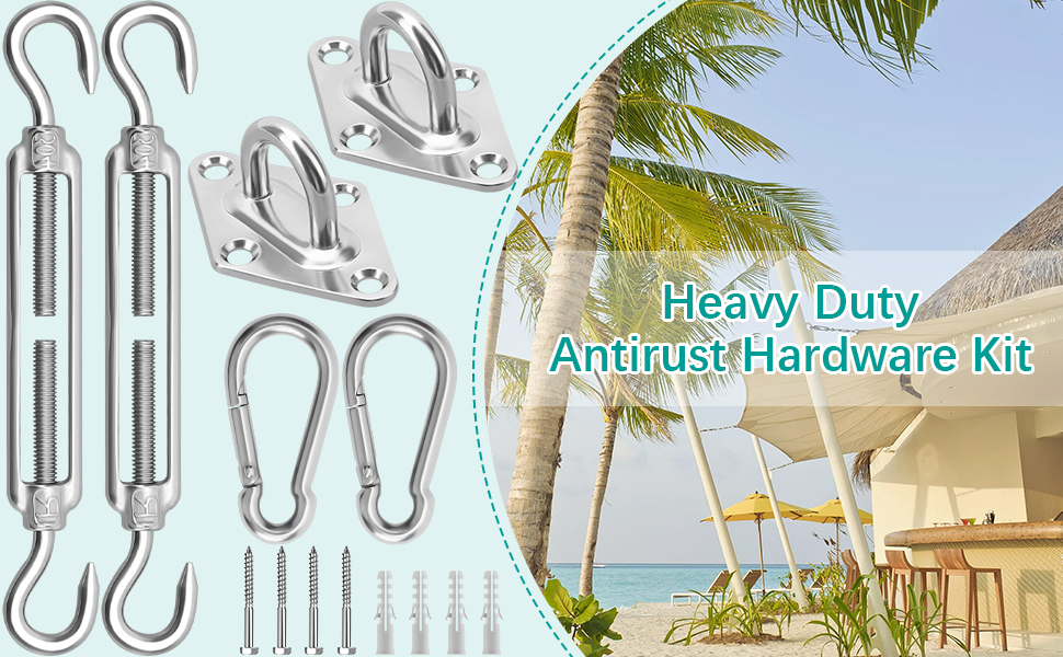 shade sail hardware kit heavy duty,shade sail hardware kit square,shade sail hardware kit 6