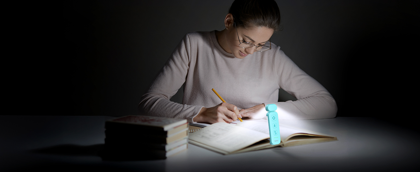 a student is studying at night