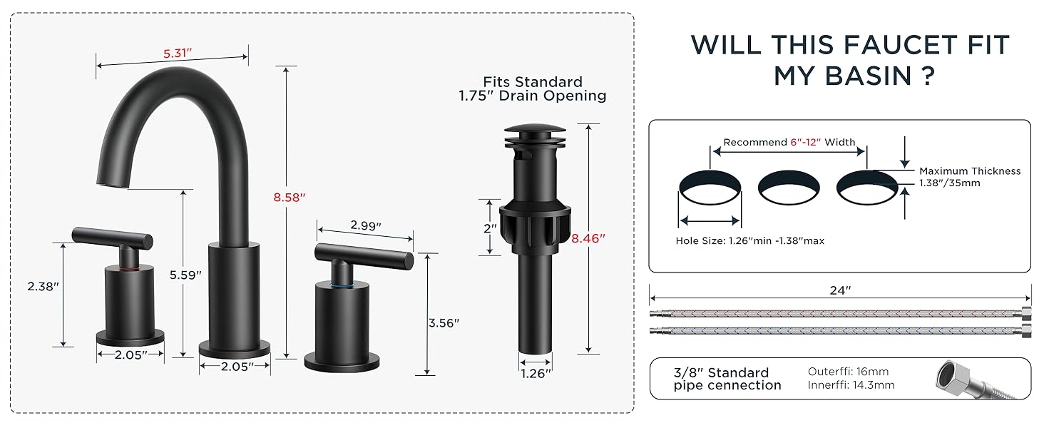 8 inch bathroom faucet