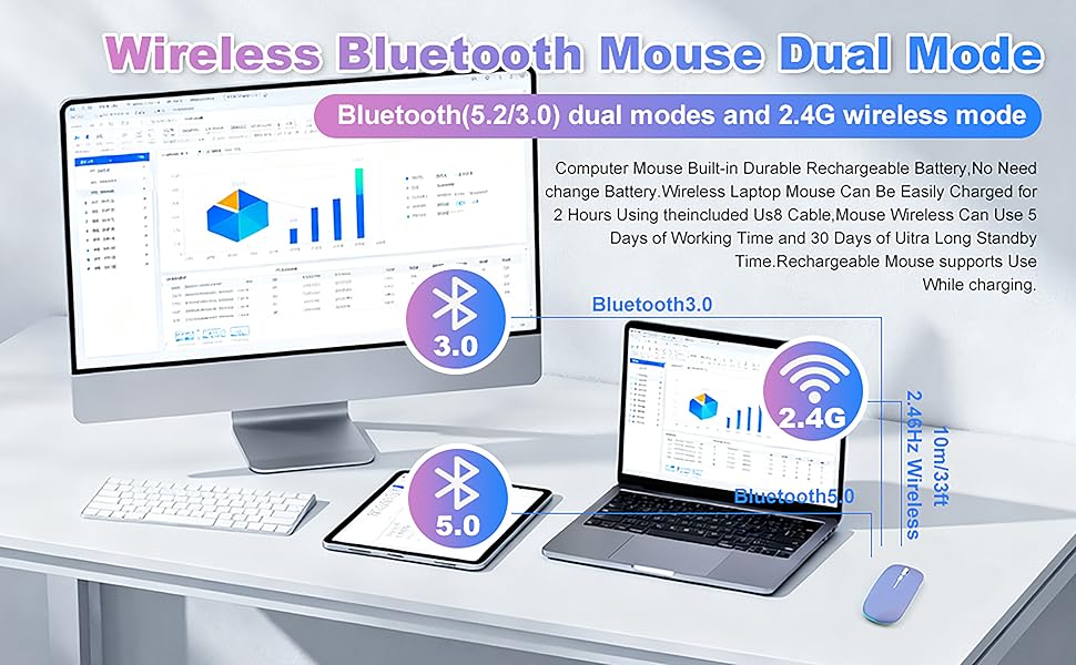 Wireless Bluetooth Mouse