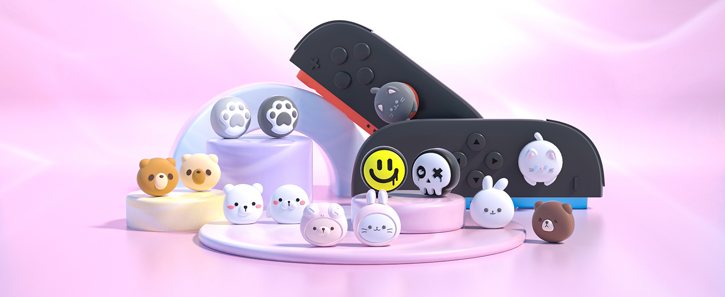 PlayVital Thumb Grips for Nintendo Switch 2