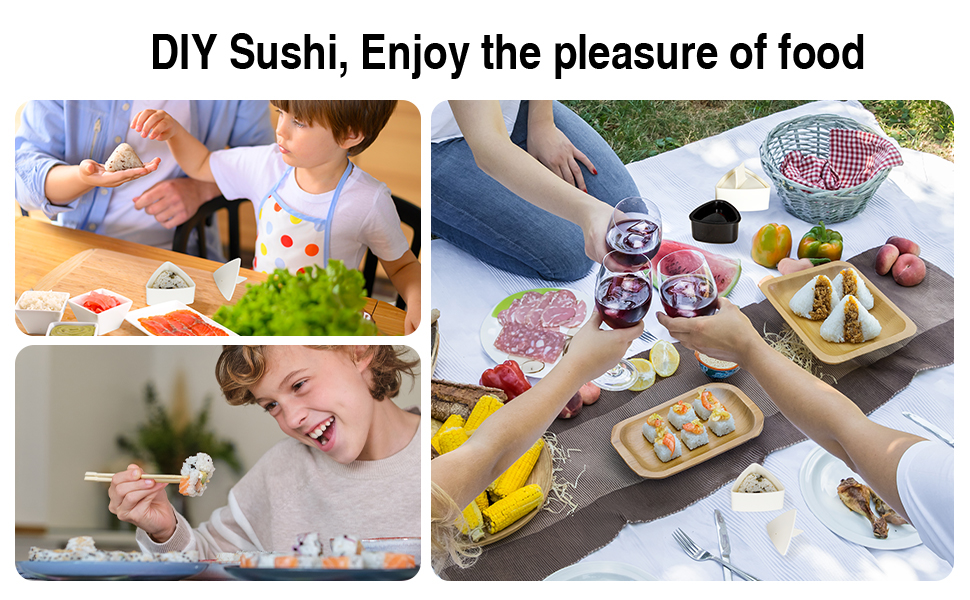 DIY Sushi, Enjoy the pleasure of food