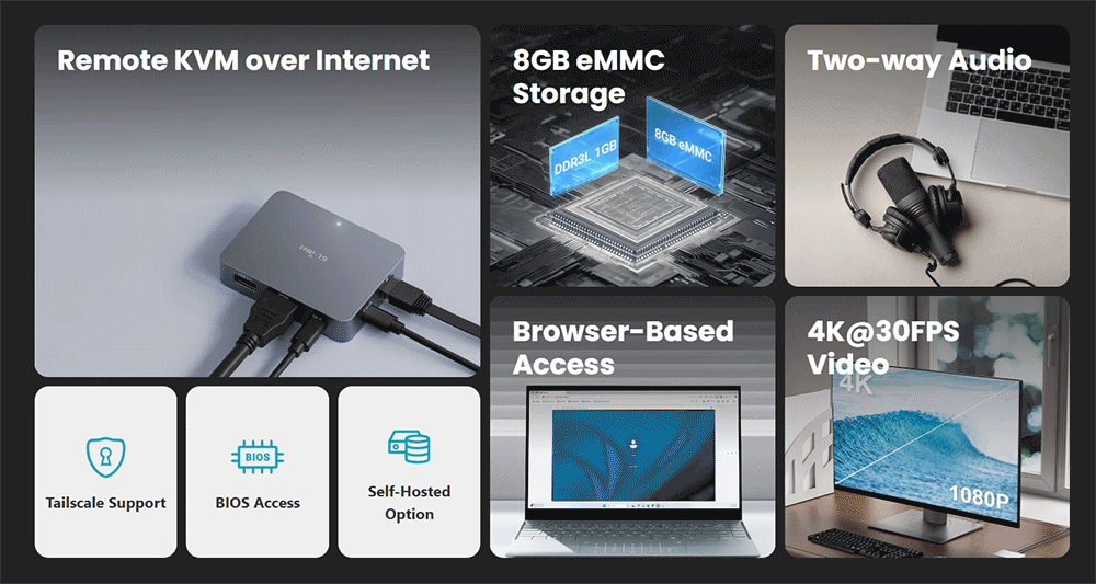 GL.iNet Comet (GL-RM1) Remote KVM Over Internet