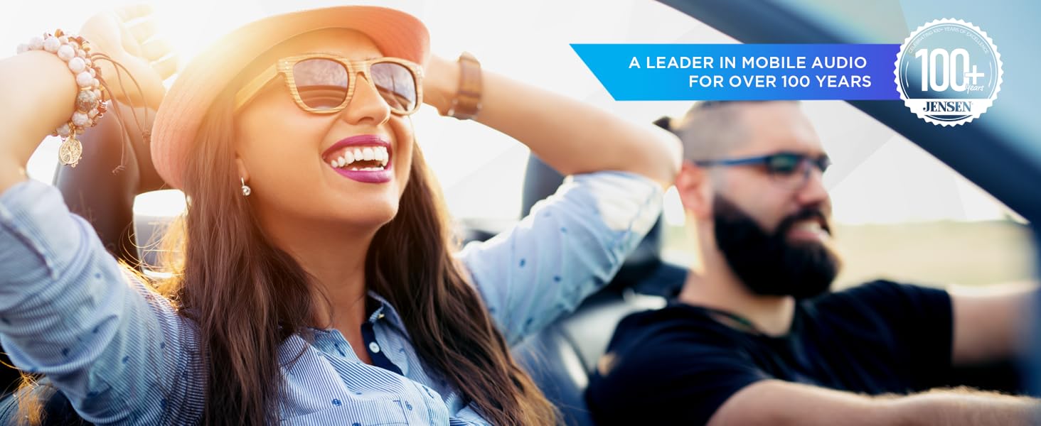 jensen car stereo speakers subwoofer subwoofers double single din radio