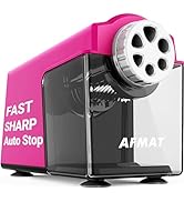 Electric Pencil Sharpener Heavy Duty, 6-Hole Classroom Pencil Sharpener for 6-11mm Pencils, Auto ...