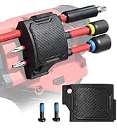 Bit Holder for Milwaukee M12 Impact Driver, Magnetic Tool Holder with Two Screws, Bits Holster ?O...