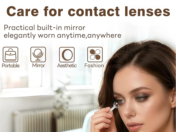 contact lens case, travel contact case, cute contact lens case