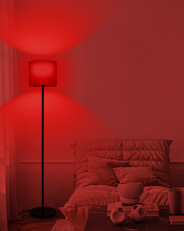 red light lamp